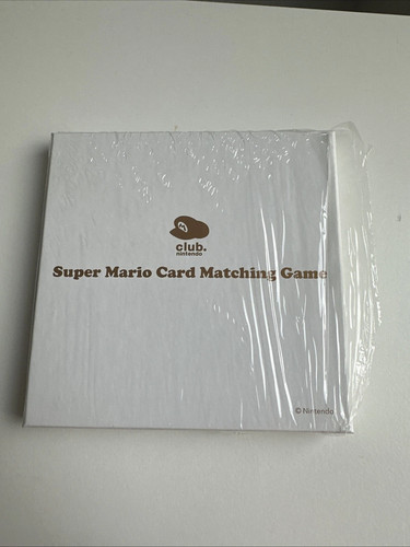 Club nintendo super mario - super, card