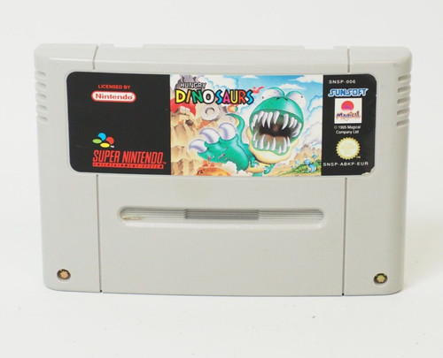 Hungry dinosaurs snes super - hungry,